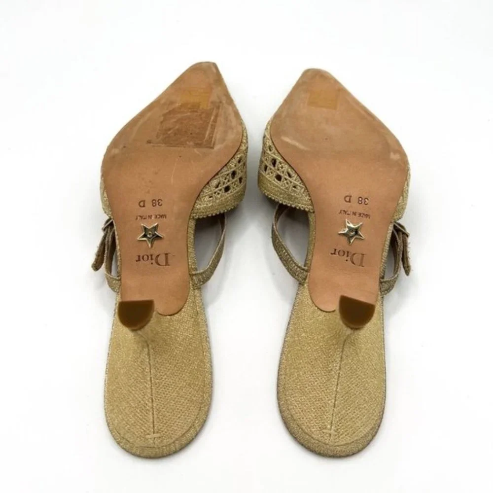 Dior Capture Heeled Mules NWOB - Picture 9 of 12